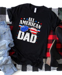 4th of July and Independence day for awesome dad gift T Shirt